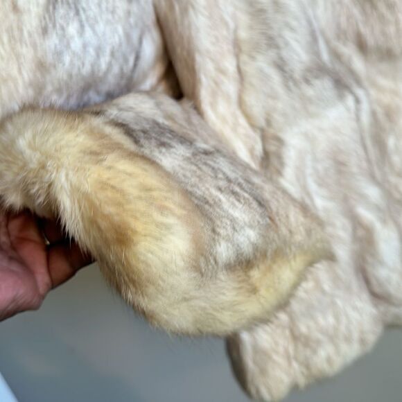 Vintage Rabbit Fur Jacket Made in Hong Kong L - Picture 5 of 11